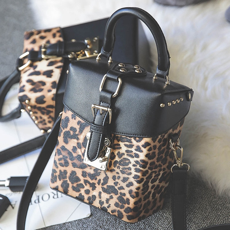 Vintage Leopard Bag